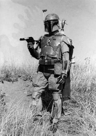 Illustration for article titled Gaze longingly at early test photos of Boba Fett’s costume